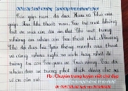 Cô Thanh luyện viết chữ đẹp uy tín Hà Nội